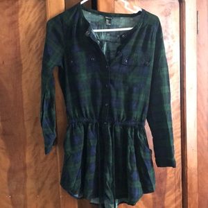 Cute Plaid tunic top